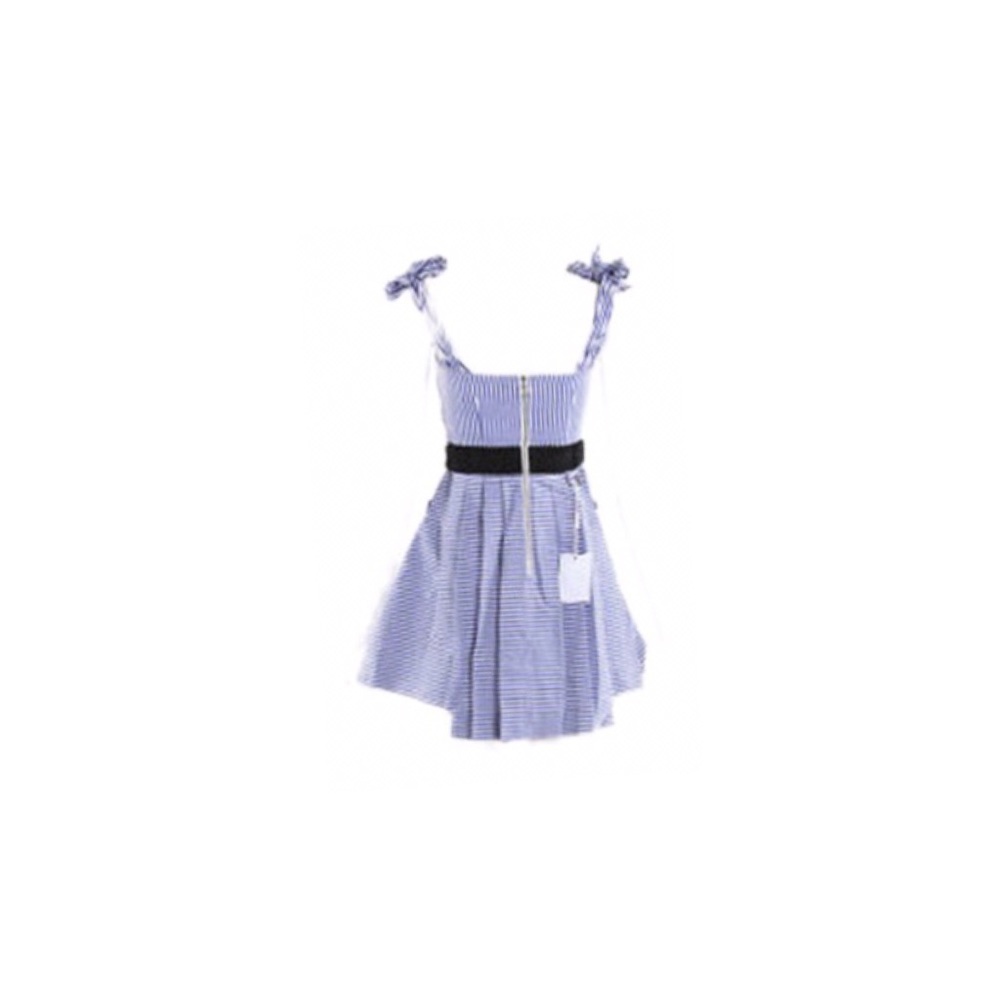 Self-Portrait dress in stripedOff-the-shoulder nwt - Picture 3 of 5